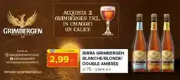 Oasi Birra Grimbergen Blanche/Blonde/Double Ambree offerta