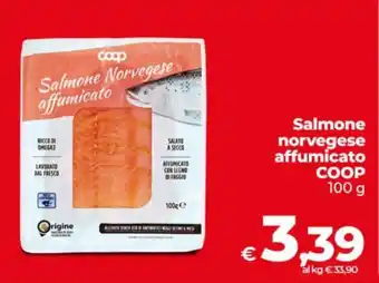 Ipercoop Radenza Salmone Norvegese affumicato COOP offerta