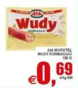 Pewex AIA WURSTEL WUDY FORMAGGIO offerta