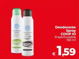 Ipercoop Radenza Deodorante spray COOP IO offerta