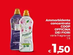 Ipercoop Radenza Ammorbidente concentrato OFFICINA DEI FIORI offerta