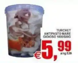 Pewex Turchet Antipasto Mare Gioioso offerta