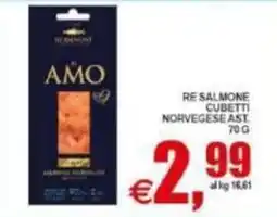 Pewex RE SALMONE CUBETTI NORVEGESE AST. offerta