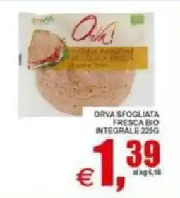Pewex Orva Sfogliata Fresca Bio Integrale offerta