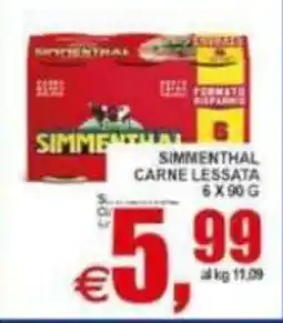Pewex SIMMENTHAL CARNE LESSATA offerta