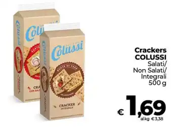 Ipercoop Radenza Crackers COLUSSI offerta