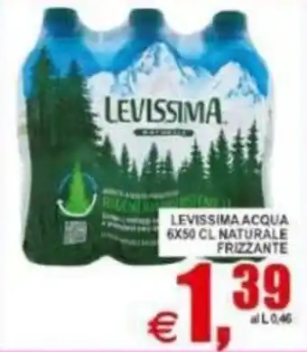 Pewex LeviSSIMA Acqua Naturale Frizzante offerta