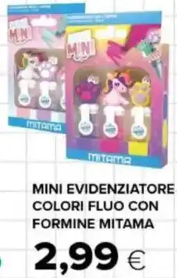 Oasi MINI EVIDENZIATORE COLORI FLUO CON FORMINE MITAMA offerta
