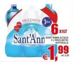 Pewex Sant'Anna acqua frizzante naturale offerta