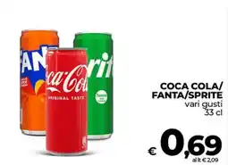 Ipercoop Radenza Coca Cola/Fanta/Sprite offerta