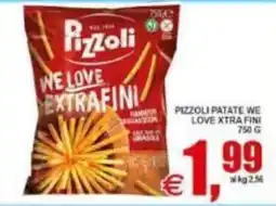 Pewex Pizzoli Patate We Love Xtra Fini offerta