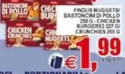 Pewex FINDUS NUGGETS/ BASTONCINI DI POLLO offerta