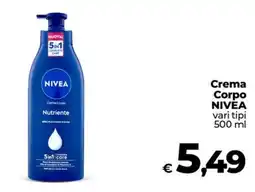 Ipercoop Radenza Crema Corpo NIVEA offerta