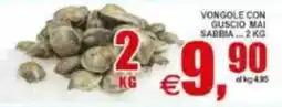 Pewex Vongole con guscio mai sabbia offerta