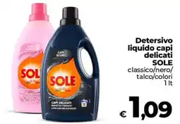 Ipercoop Radenza Detersivo liquido capi delicati SOLE offerta