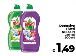 Ipercoop Radenza Detersivo Piatti NELSEN offerta