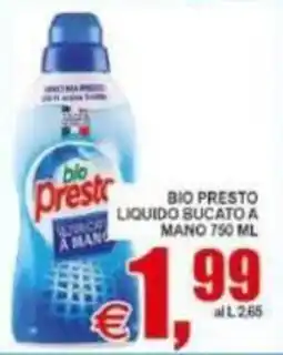 Pewex bio presto liquido bucato a mano offerta