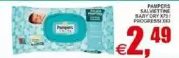 Pewex Pampers Salviettine Baby Dry offerta