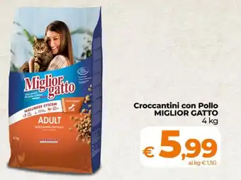 Ipercoop Radenza Croccantini con Pollo MIGLIOR GATTO offerta