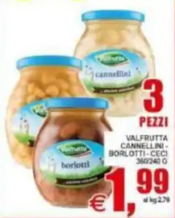Pewex Valfrutta cannellini - borlotti - ceci offerta