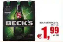 Pewex BECK'S BIRRA BTG. offerta