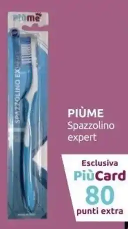 PiùMe Piùme spazzolino expert offerta