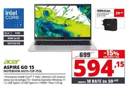 Comet acer ASPIRE GO 15 offerta
