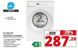 Comet CANDY LAVATRICE EY210W8-S offerta