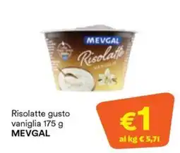 Unes Risolatte vaniglia MEVGAL offerta