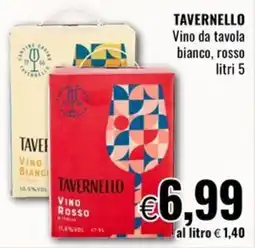 Famila TAVERNELLO VINO ROSSO offerta