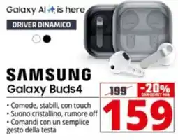 Comet SAMSUNG Galaxy Buds4 offerta