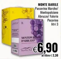 Famila Monte Barile Montepulciano d'Abruzzo offerta