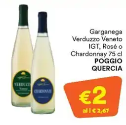 Unes Garganega Verduzzo Veneto IGT, Rosé o Chardonnay POGGIO QUERCIA offerta