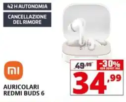 Comet Auricolari Redmi Buds 6 offerta