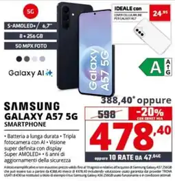 Comet Samsung galaxy A57 5G smartphone offerta
