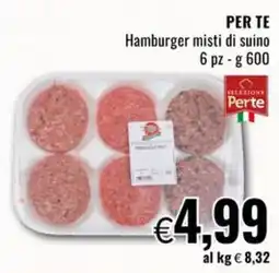 Famila Hamburger misti di suino offerta