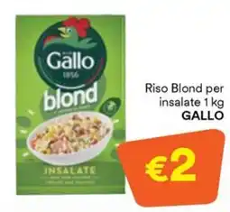Unes Riso Blond per insalate GALLO offerta