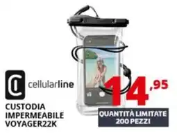 Comet cellularline CUSTODIA IMPERMEABILE VOYAGER22K offerta