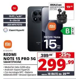 Comet REDMI NOTE 15 PRO 5G offerta