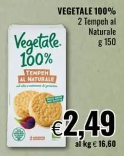 Famila Vegetale. 100% Tempeh al Naturale offerta