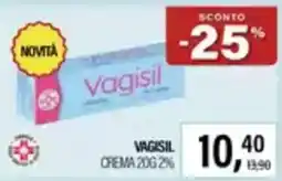 Caddy's Vagisil Crema 20G 2% offerta