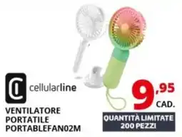 Comet cellularline VENTILATORE PORTATILE offerta