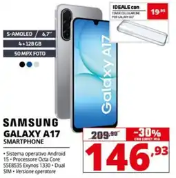Comet SAMSUNG GALAXY A17 SMARTPHONE offerta