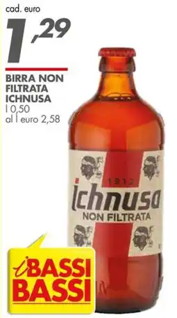 Italmark Birra non filtrata Ichnusa offerta