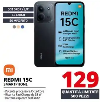 Comet REDMI 15C SMARTPHONE offerta