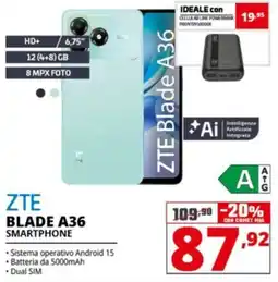 Comet ZTE BLADE A36 SMARTPHONE offerta