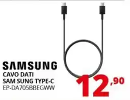 Comet SAMSUNG CAVO DATI SAM SUNG TYPE-C offerta