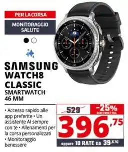 Comet SAMSUNG WATCH8 CLASSIC SMARTWATCH 46 MM offerta