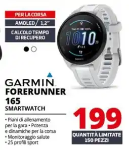 Comet GARMIN FORERUNNER 165 SMARTWATCH offerta