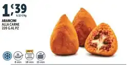 Deco Supermercati Arancini alla carne offerta